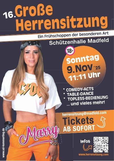 Plakat Herrensitzung